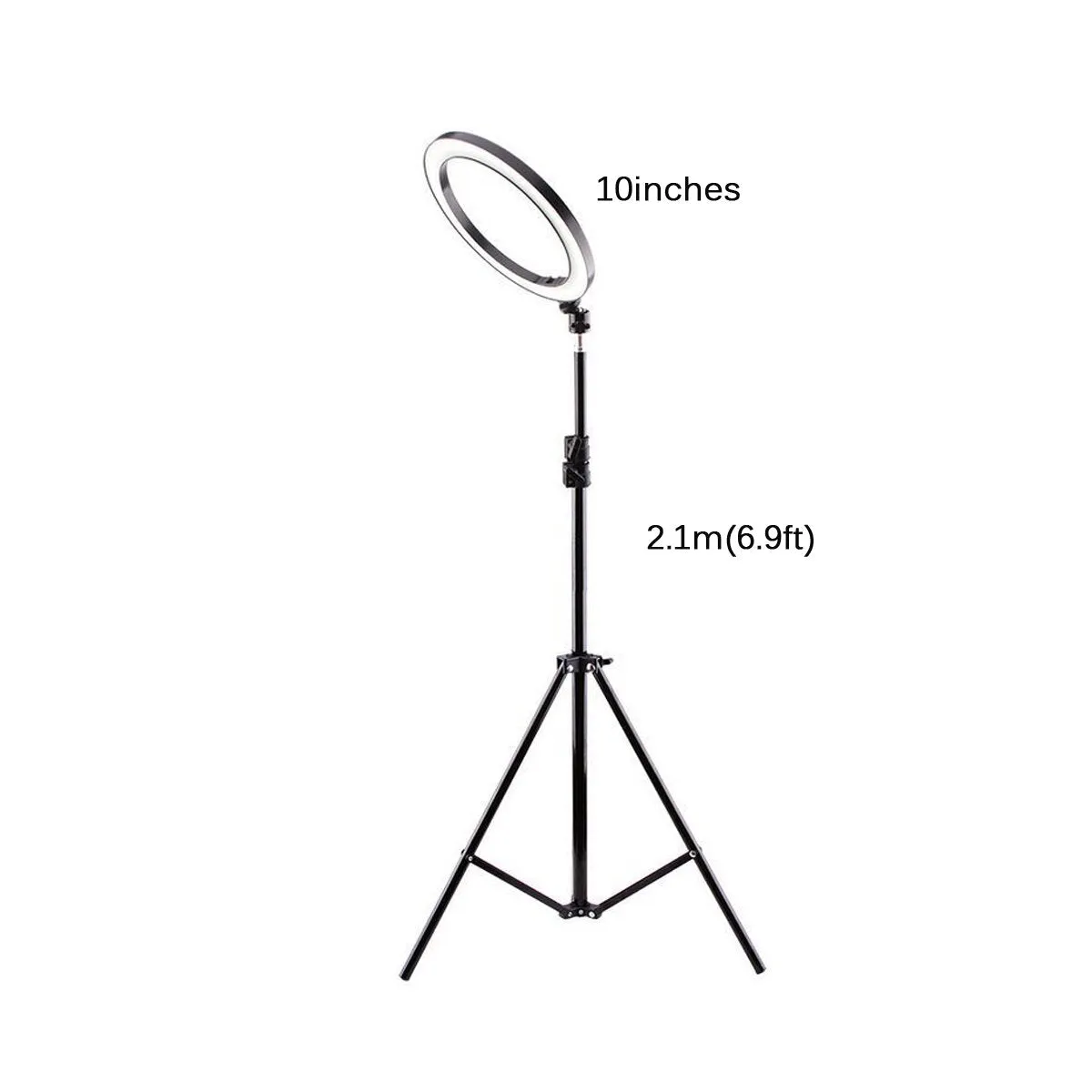 10 Inch Selfie Ring Light Kit 3 Lighting Modes USB Powered with Phone Holder