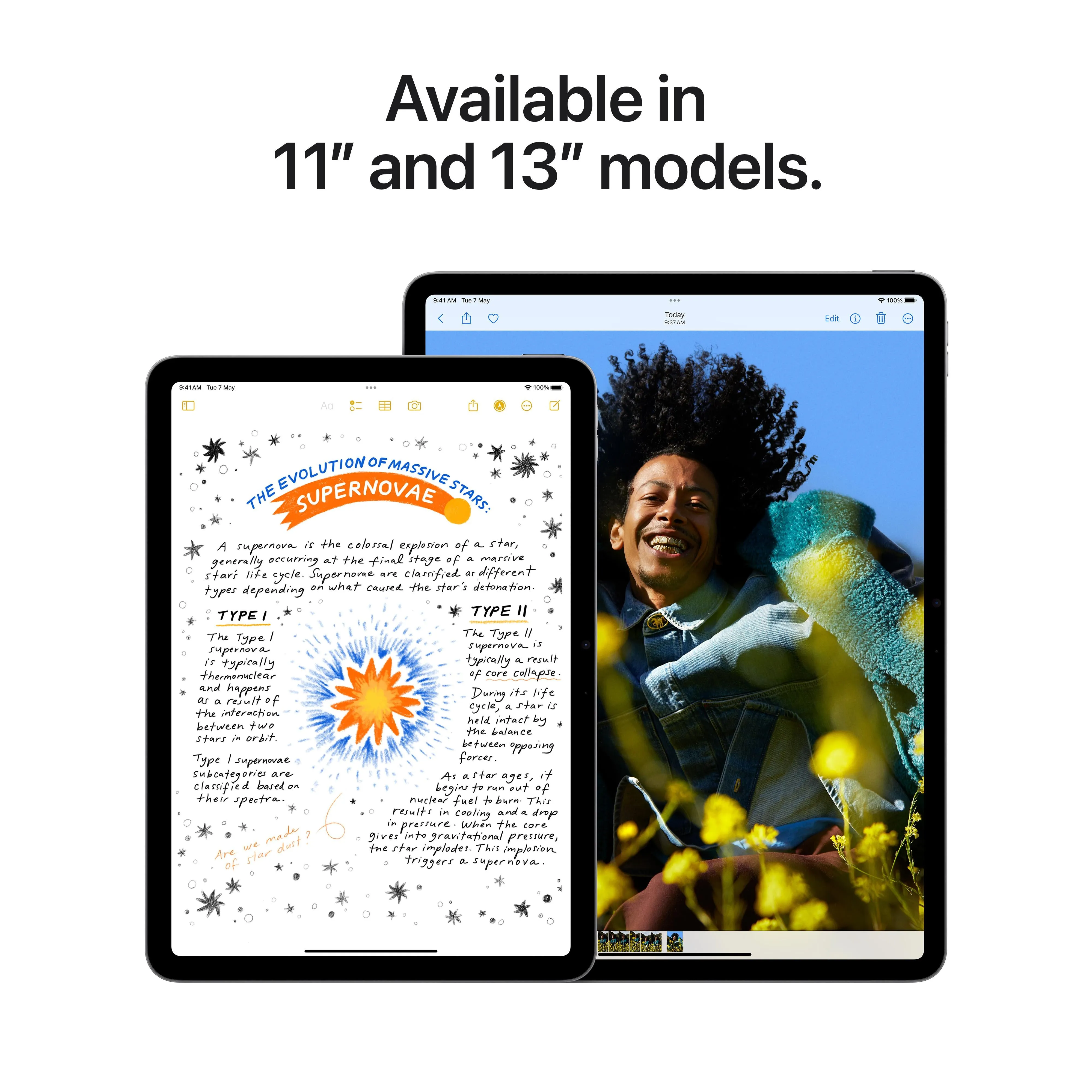 13-inch iPad Air Wi-Fi 256GB - Blue (M2)