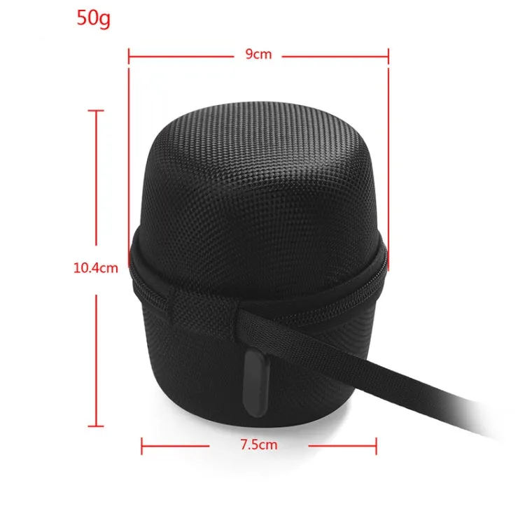 2 PCS Bluetooth Speaker Portable Protective Case For Sony SRS-XB12(Black)