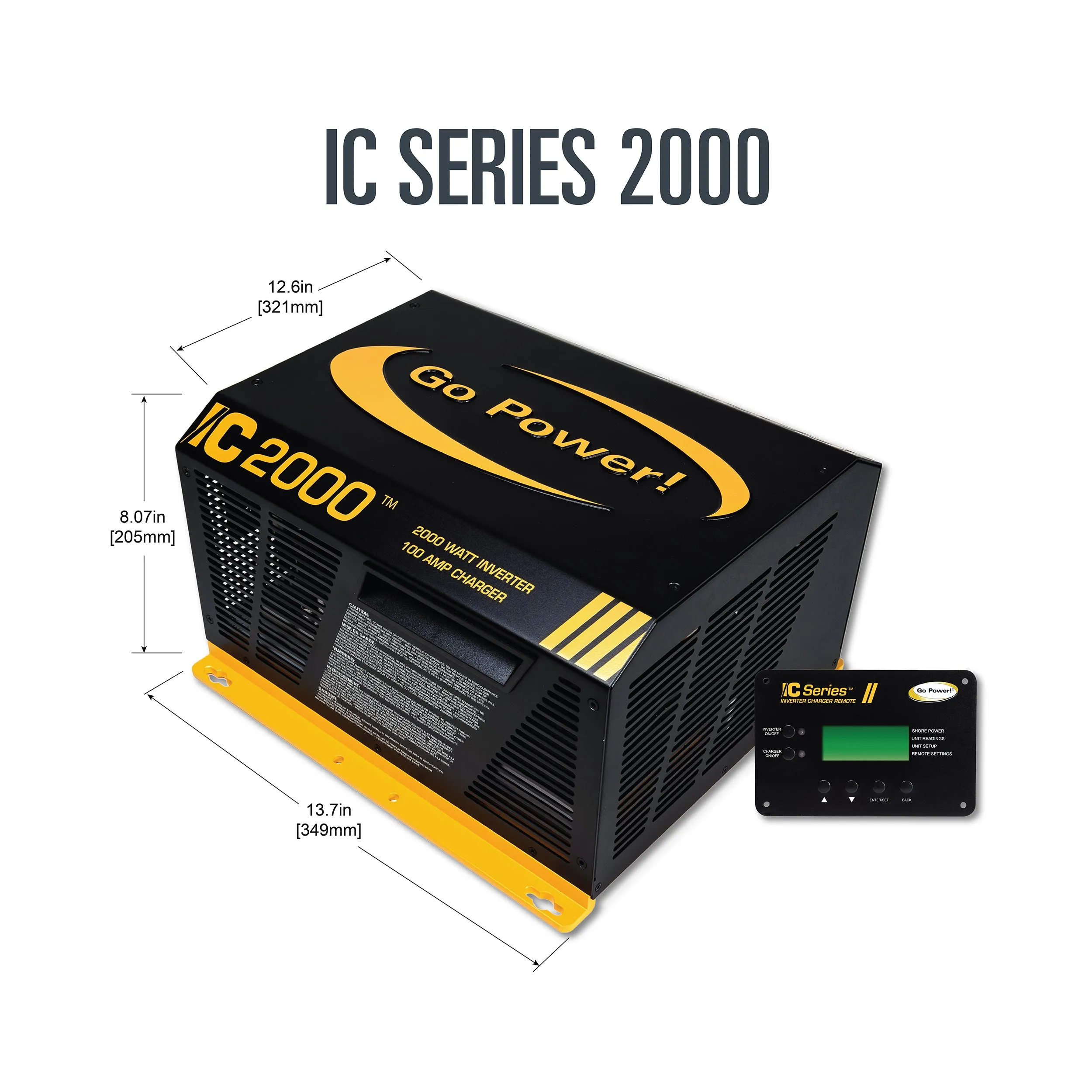 2000 watt Commercial Vehicle Inverter/Charger Kit