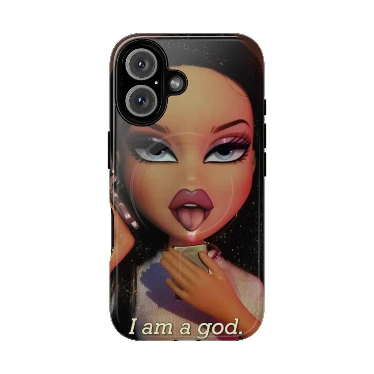 2000s Aesthetic Magnetic Tough Phone Case with Bratz Quote