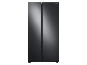 23 cu. ft. Smart Counter Depth Side-by-Side Refrigerator in Black Stainless Steel