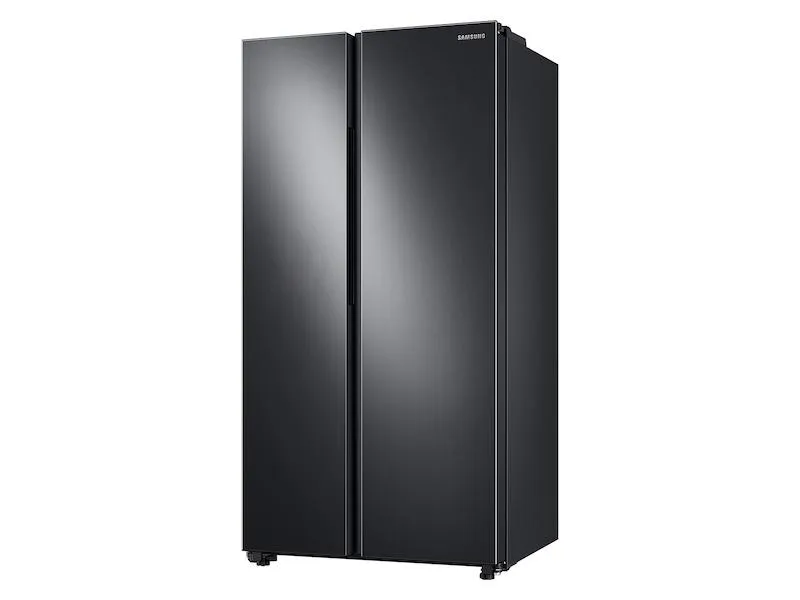 23 cu. ft. Smart Counter Depth Side-by-Side Refrigerator in Black Stainless Steel