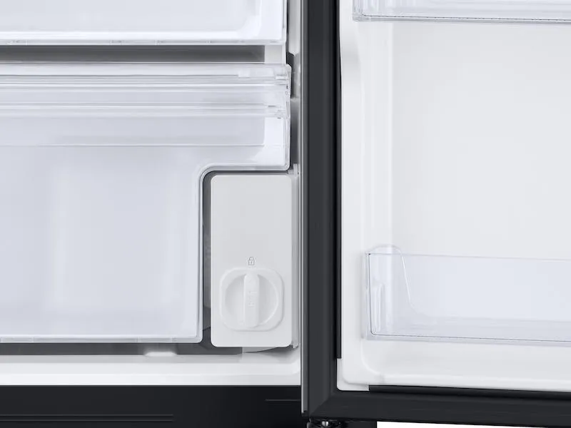 23 cu. ft. Smart Counter Depth Side-by-Side Refrigerator in Black Stainless Steel