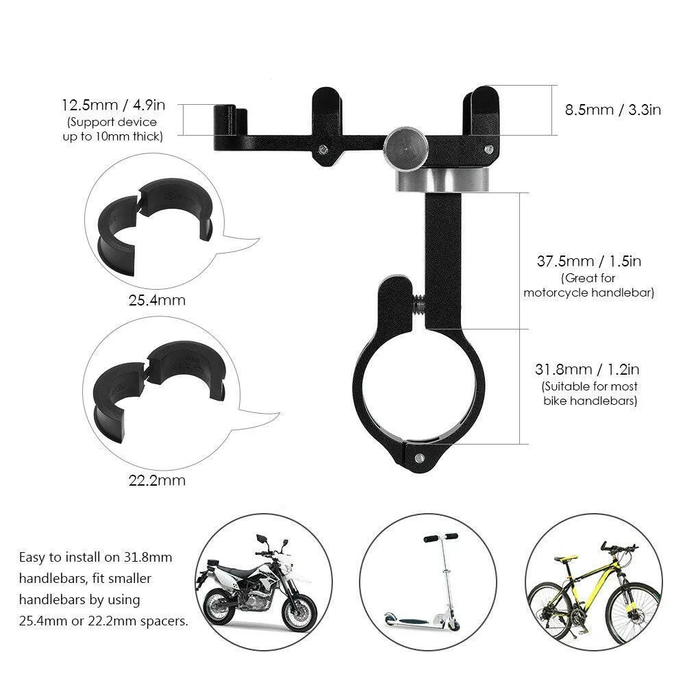 360¡ã Rotatable Adjustable GUB Bike Phone Mount