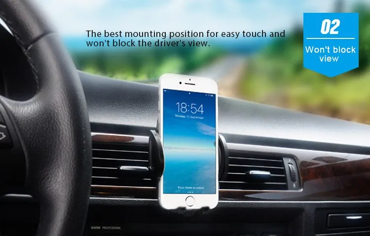 360° Rotation Universal Car Phone Holder- Ab-Q589