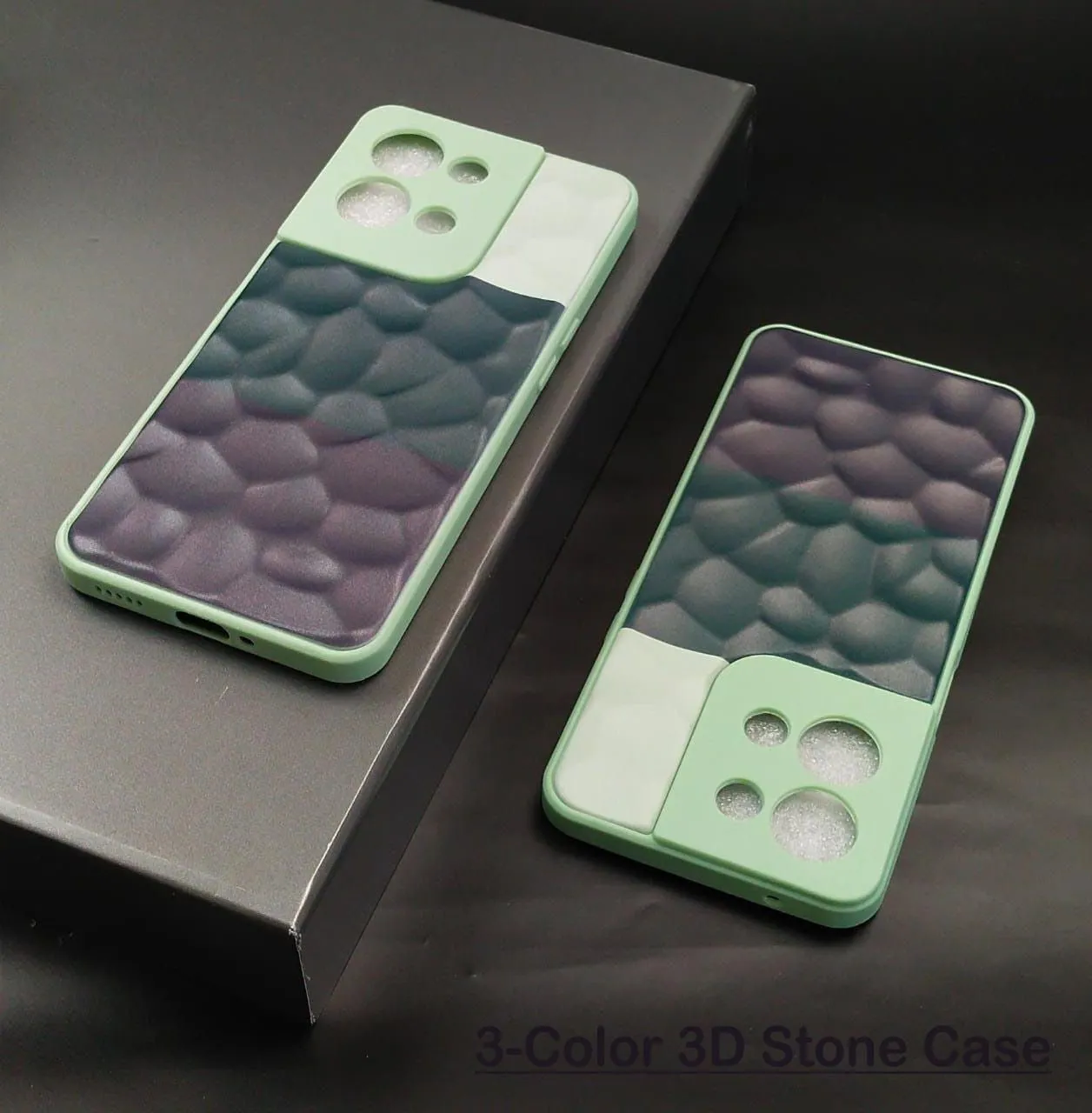 3D Stone Hard Case For Realme