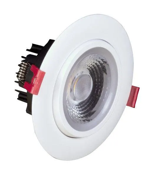 4-inch LED Gimbal Recessed Downlight in White, 2700K