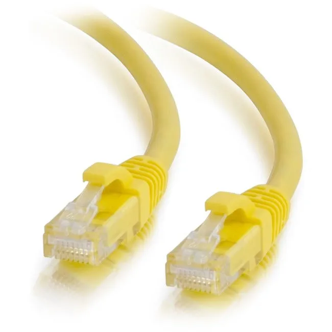 50Ft Cat6A Sngless Utp Cable-Yellow