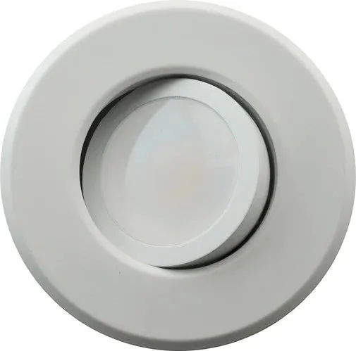 6 in. White Gimbal LED Recessed Downlight, 2700K