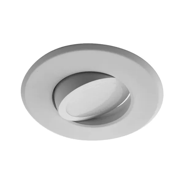 6 in. White Gimbal LED Recessed Downlight, 2700K