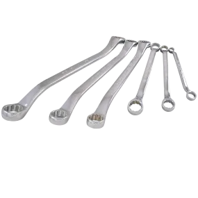 6 Piece SAE Chrome Box End Wrench Set