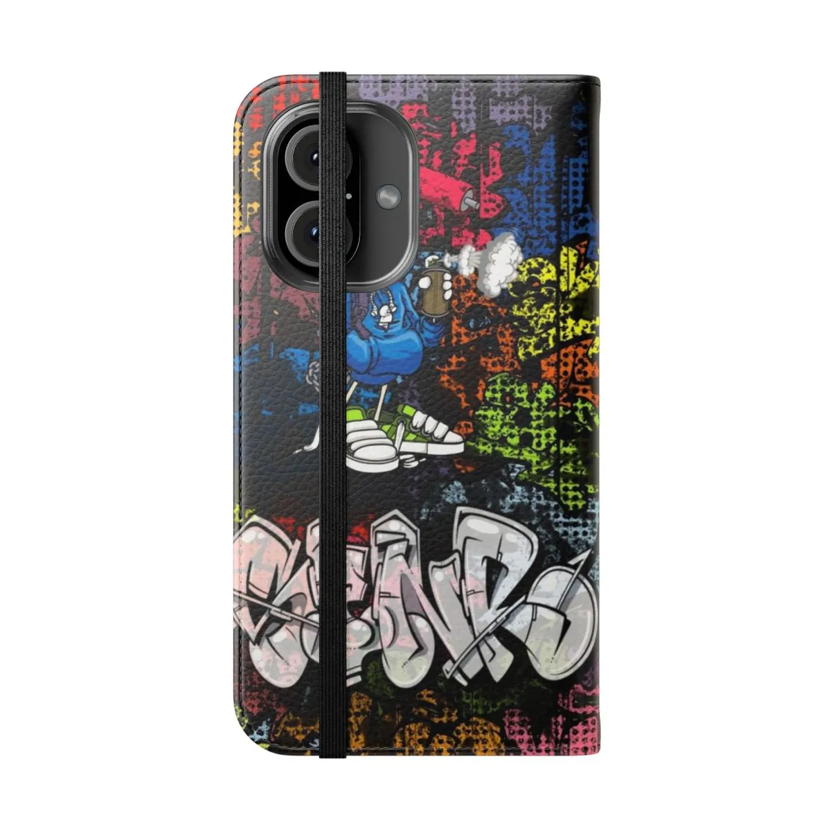 70s Retro Comic Graffiti Print Phone Case