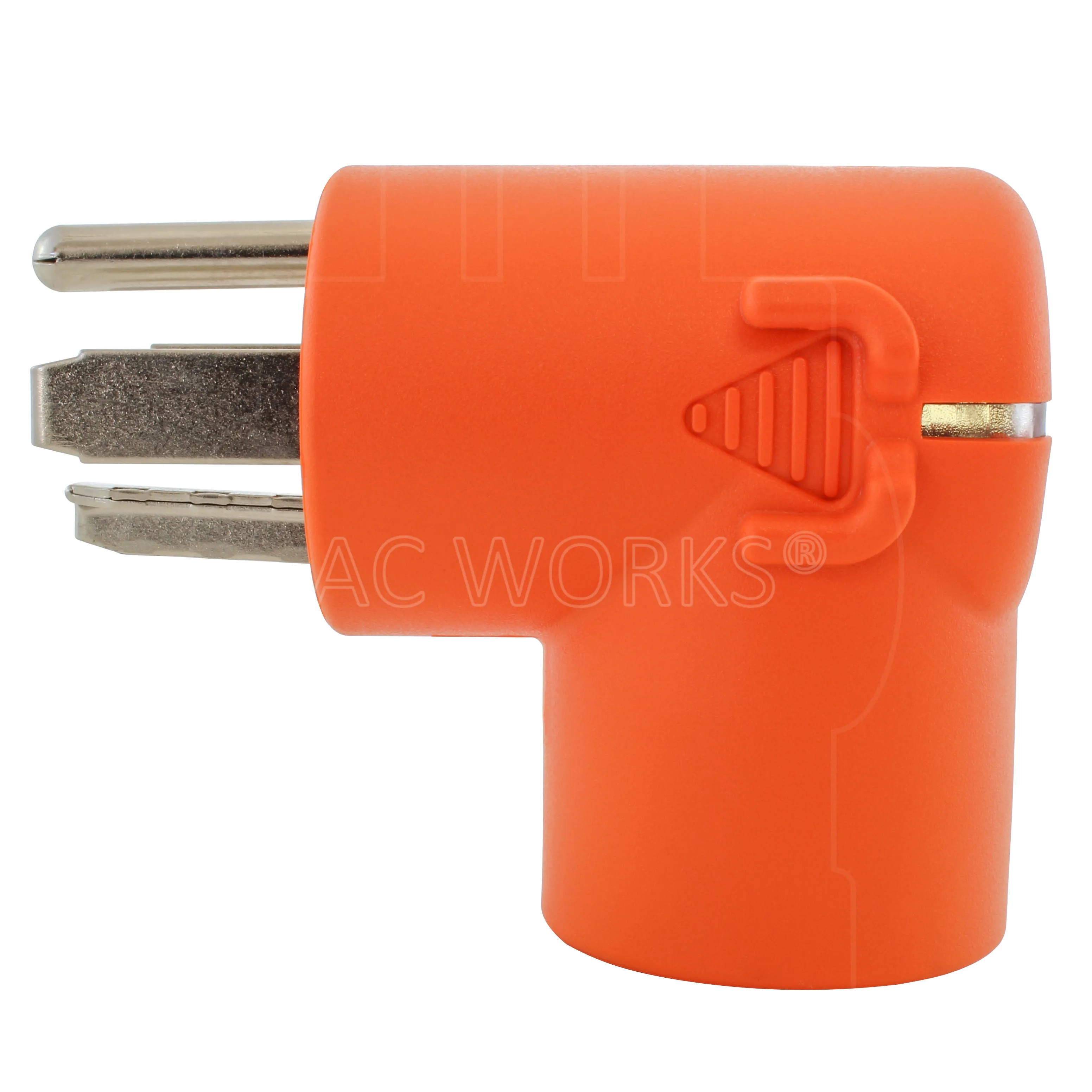 AC WORKS® [AD1430L630] Adapter NEMA 14-30P 30A Dryer Outlet to L6-30R 30A 250V Female Connector