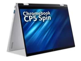 Acer, Chromebook Enterprise Spin, Intel Core i5-1130G7,  8 GB RAM, 128 GB SSD, 14" Inch FHD Touchscreen Display, ChromeOS, Silver