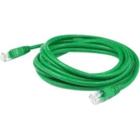 AddOn 4.5ft RJ-45 (Male) to RJ-45 (Male) Straight Green Cat6 UTP Copper PVC Patch Cable