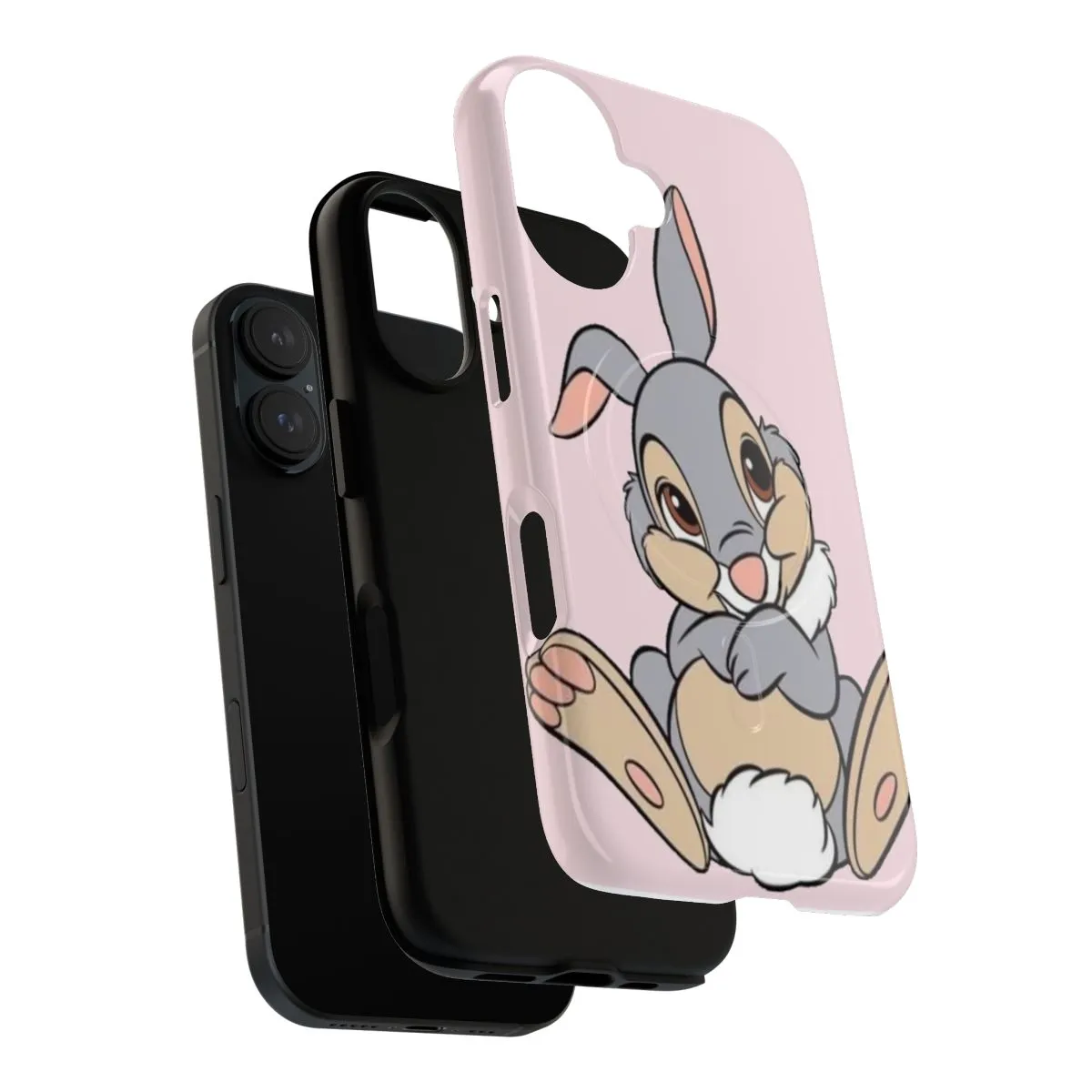 Adorable Bunny-Themed Phone Cases with Magnetic Protection