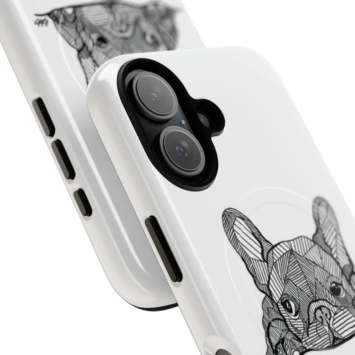 Adorable French Bulldog Puppy Phone Cases by Georgie Artist