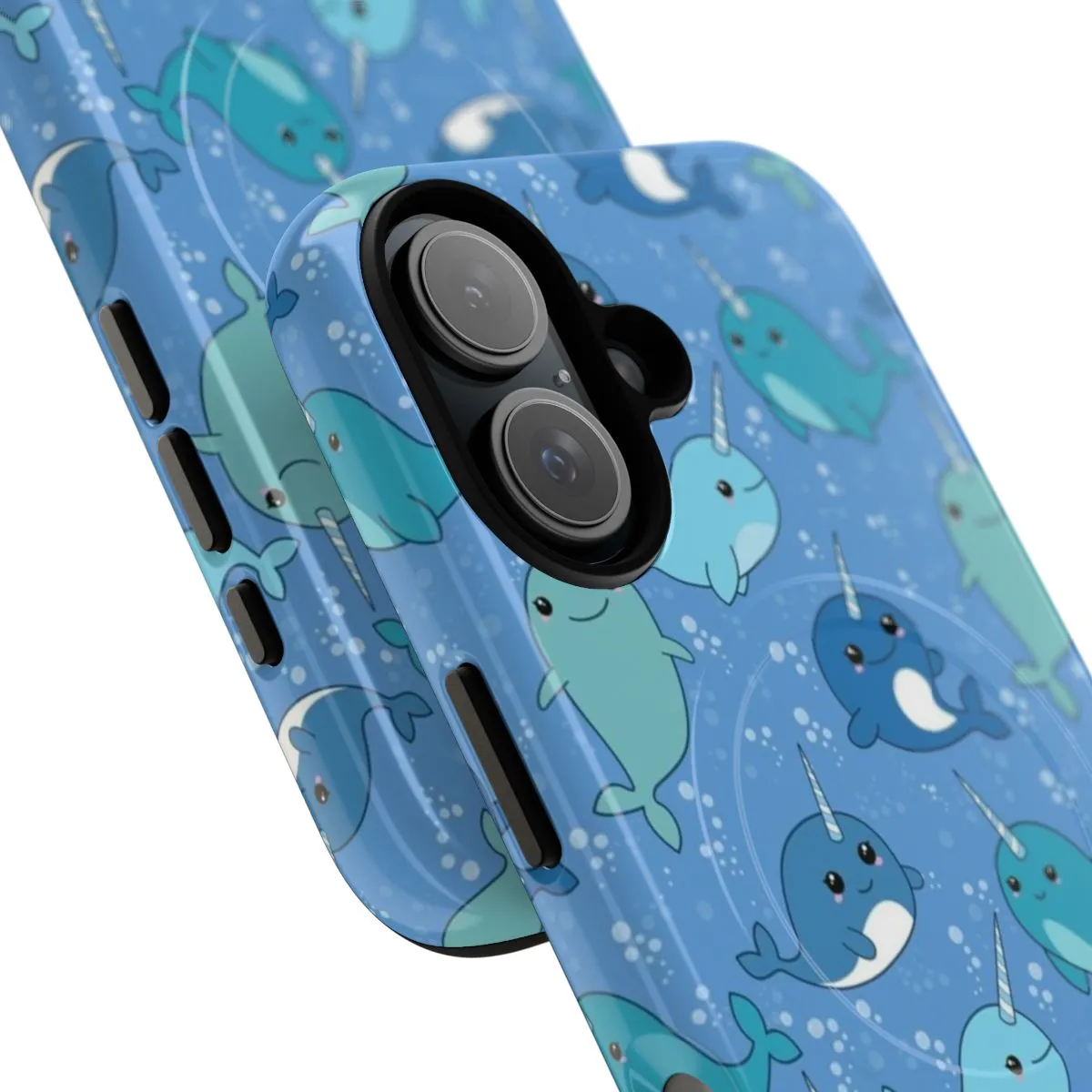 Adorable Narwhal-Themed Magnetic Protective Phone Case