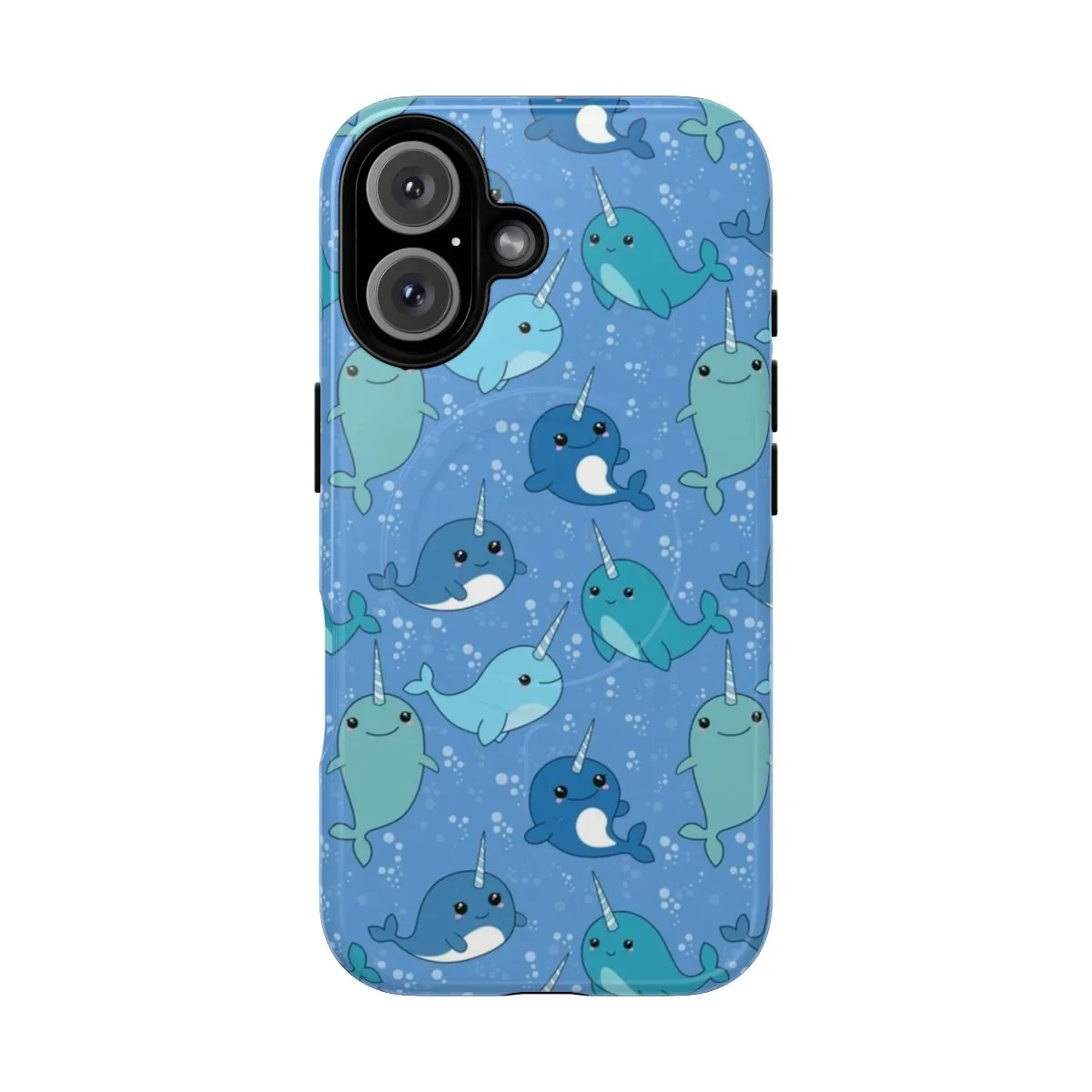 Adorable Narwhal-Themed Magnetic Protective Phone Case