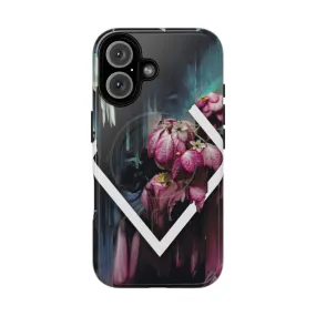 Aesthetic Dark Orchid Magnetic Tough Phone Case