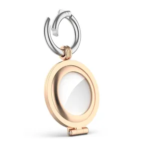 AirTags cool cover with hook ring - Rose Gold