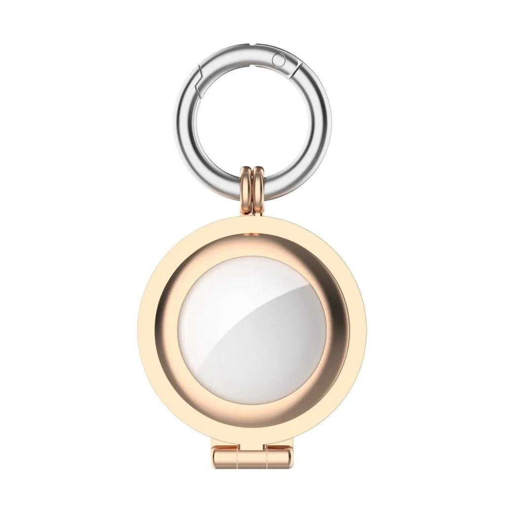 AirTags cool cover with hook ring - Rose Gold