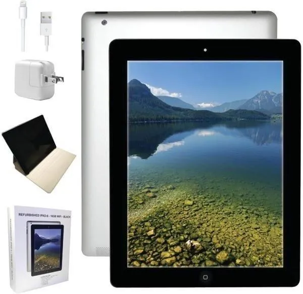 Apple iPad 4: 16GB with Wi-Fi (Black) Refurbished