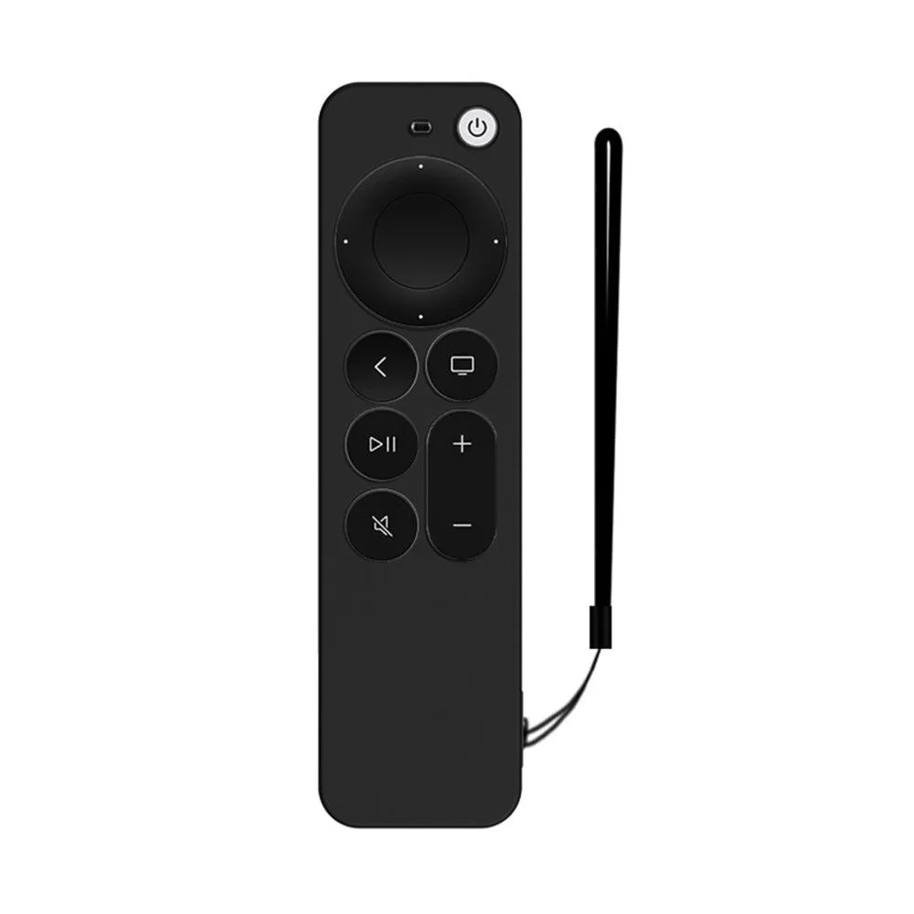 Apple TV 4K (2021) Y31 silicone remote controller cover - Black