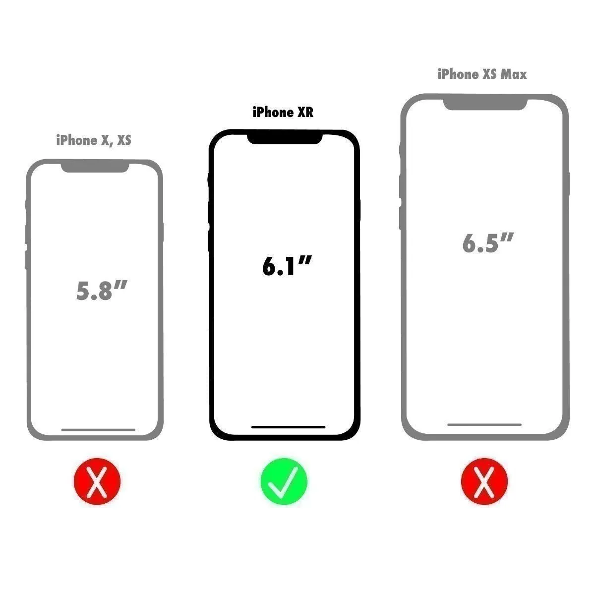 ARQ1 Impact Metric Series Phone Case for Apple iPhone XR - Black