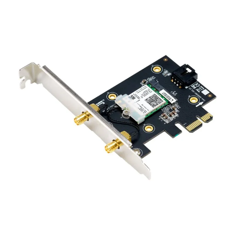 ASUS (PCE-AX3000) Dual Band PCI-E Wi-Fi 6 Adapter - 5GHz (2402 Mbps) / PCI-E