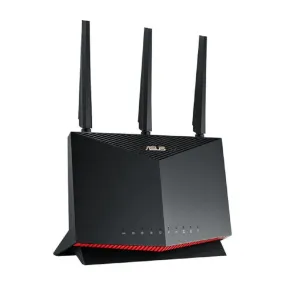 ASUS RT-AX86U Pro Dual Band WiFi 6 Gaming Router; WiFi 6 802.11ax; Mesh WiFi support;Adaptive QoS; Port Forwarding; AURA RGB