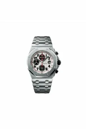 audemars piguet prestige sports stainless steel 42mm silver dial men's watch