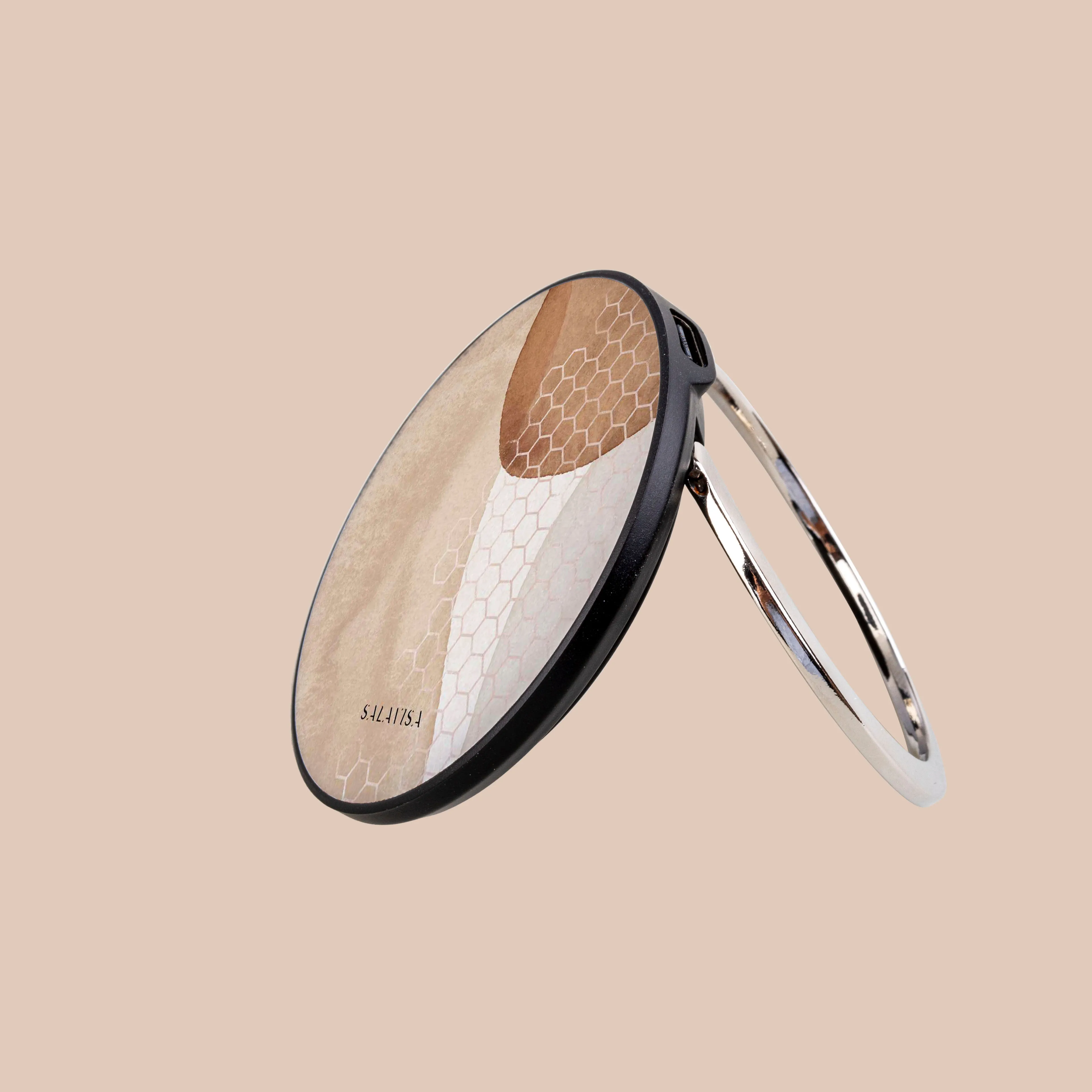 Beige Aesthetic Wireless Charger