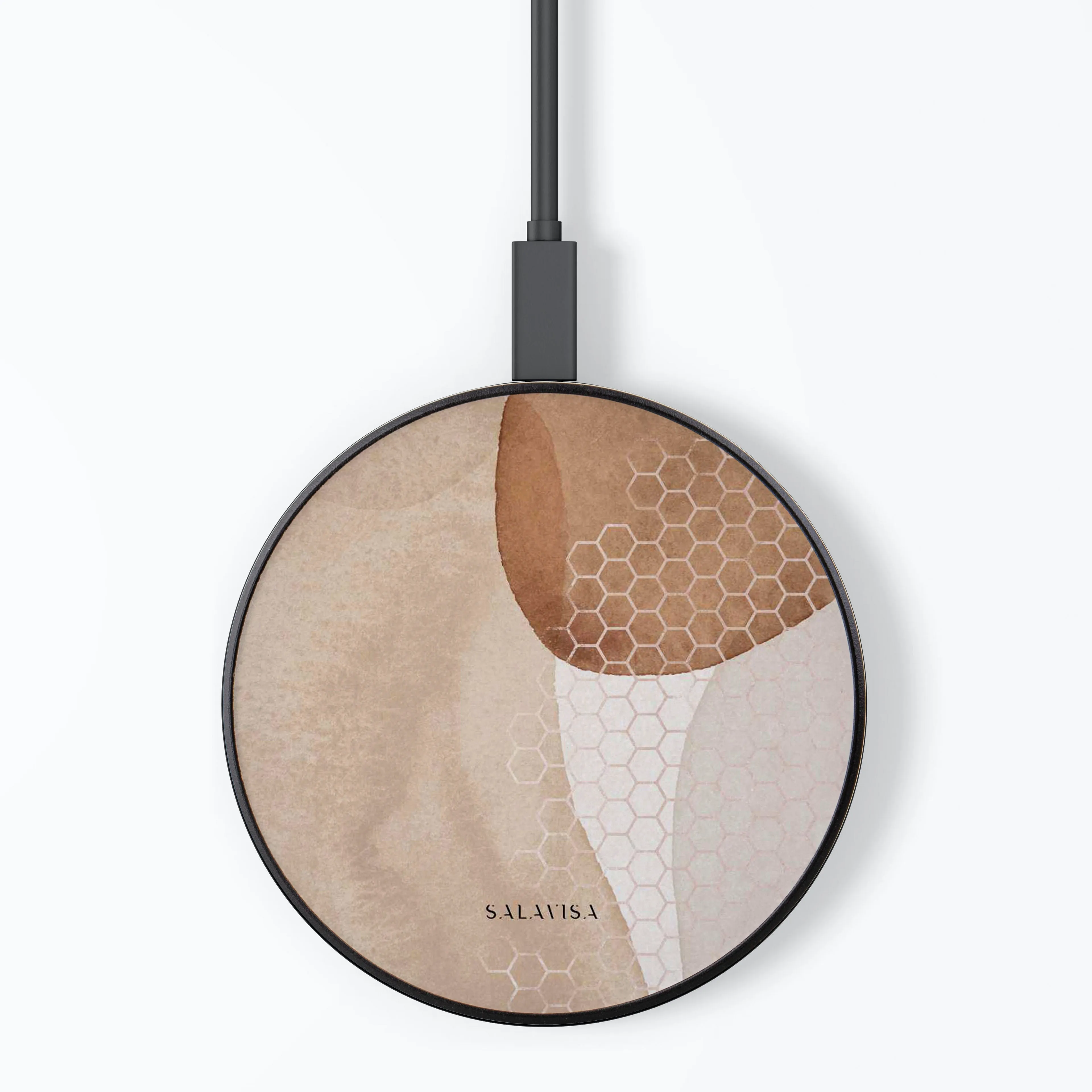 Beige Aesthetic Wireless Charger