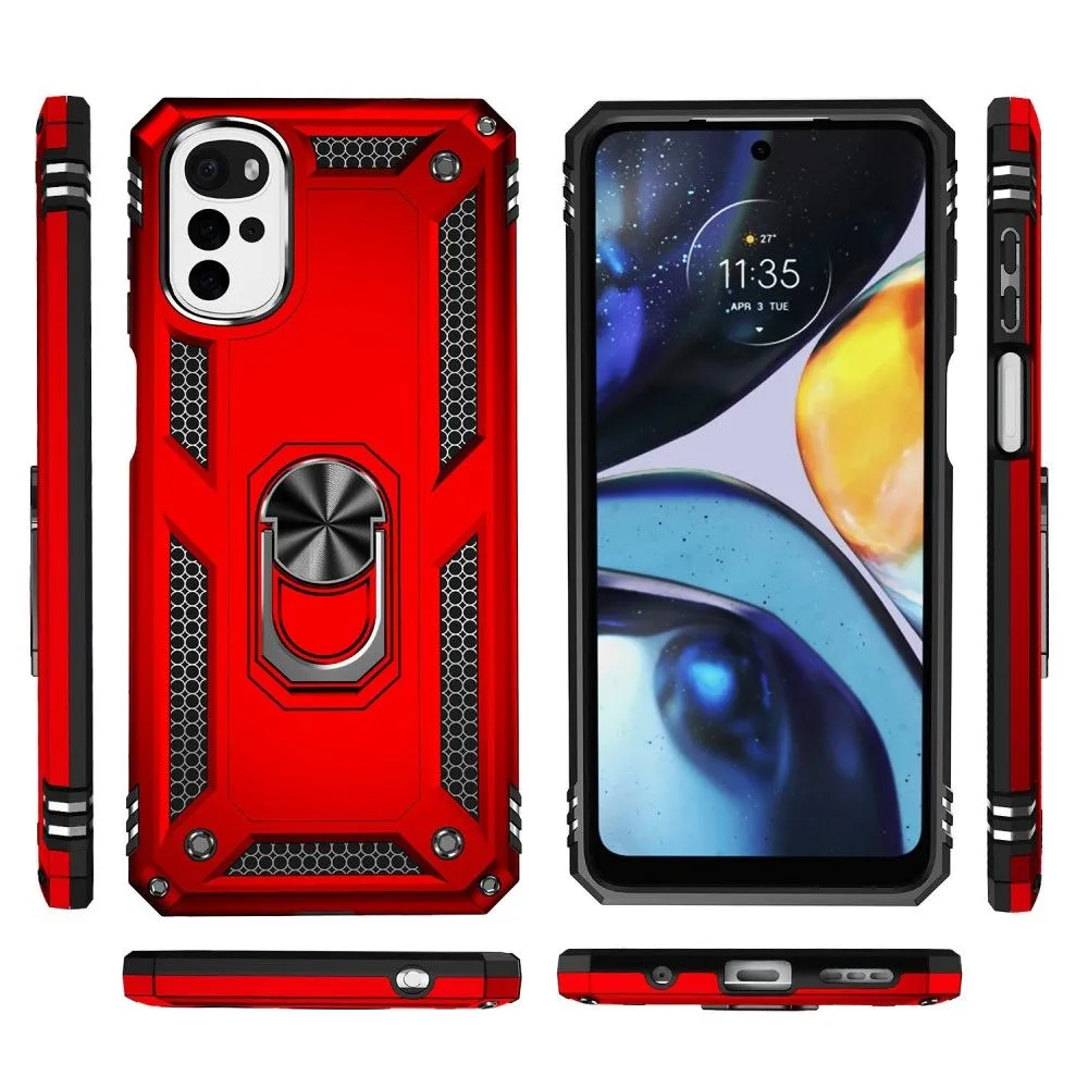 Bofink Combat Motorola Moto G22 case - Red