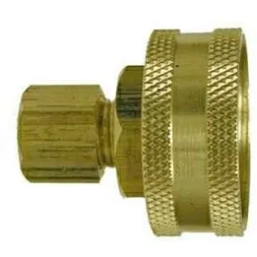 Brass Female Garden Hose Compression Adapter