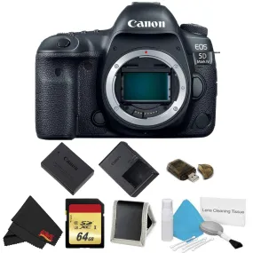 Canon EOS 5D Mark IV DSLR Camera (Body Only) Memory Accessory Kit - International Model