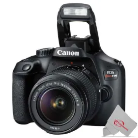 Canon EOS T100 18MP Digital SLR Camera    Canon EF-S 18-55mm f/3.5-5.6 III Standard Zoom Lens