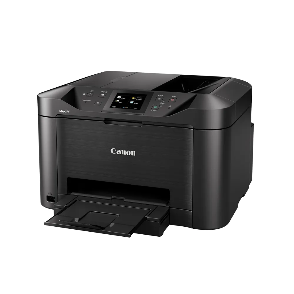 Canon MAXIFY MB5170 High Speed Multi-Function Cartridge Type Printer with Scan, Copy and Fax Function, 250 Max Paper Storage, 1200x1200DPI Resolution, 2-Sided Print and Scan, WiFi and Ethernet Connectivity for Office and Commercial Use