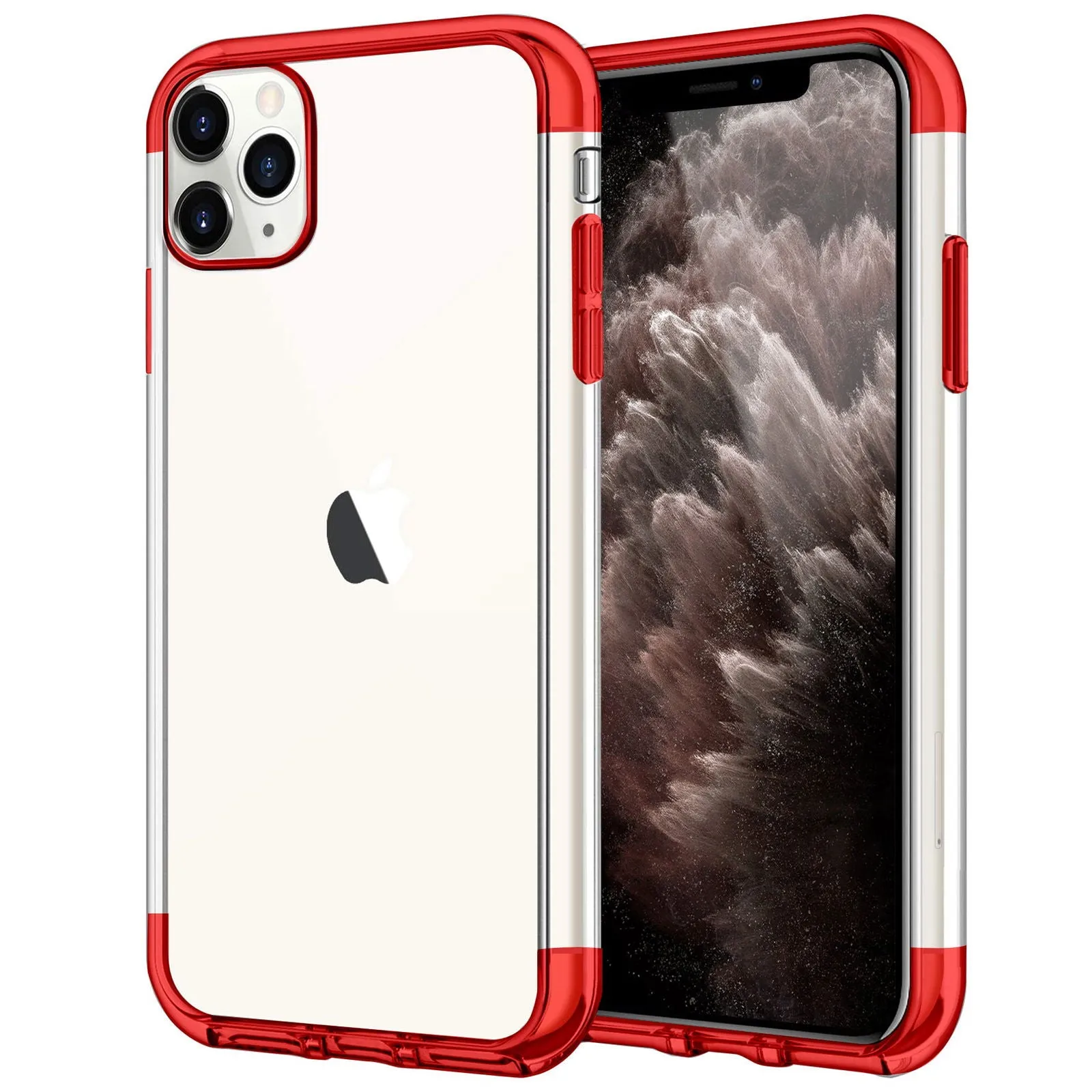 Case for iPhone 11 Pro Shock Proof Soft TPU Silicone Phone Clear Slim Cover