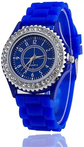 Cdybox Women’S Wholesale Watches Pack Silicone Band Lady Girl Rhinestone Wristwatch