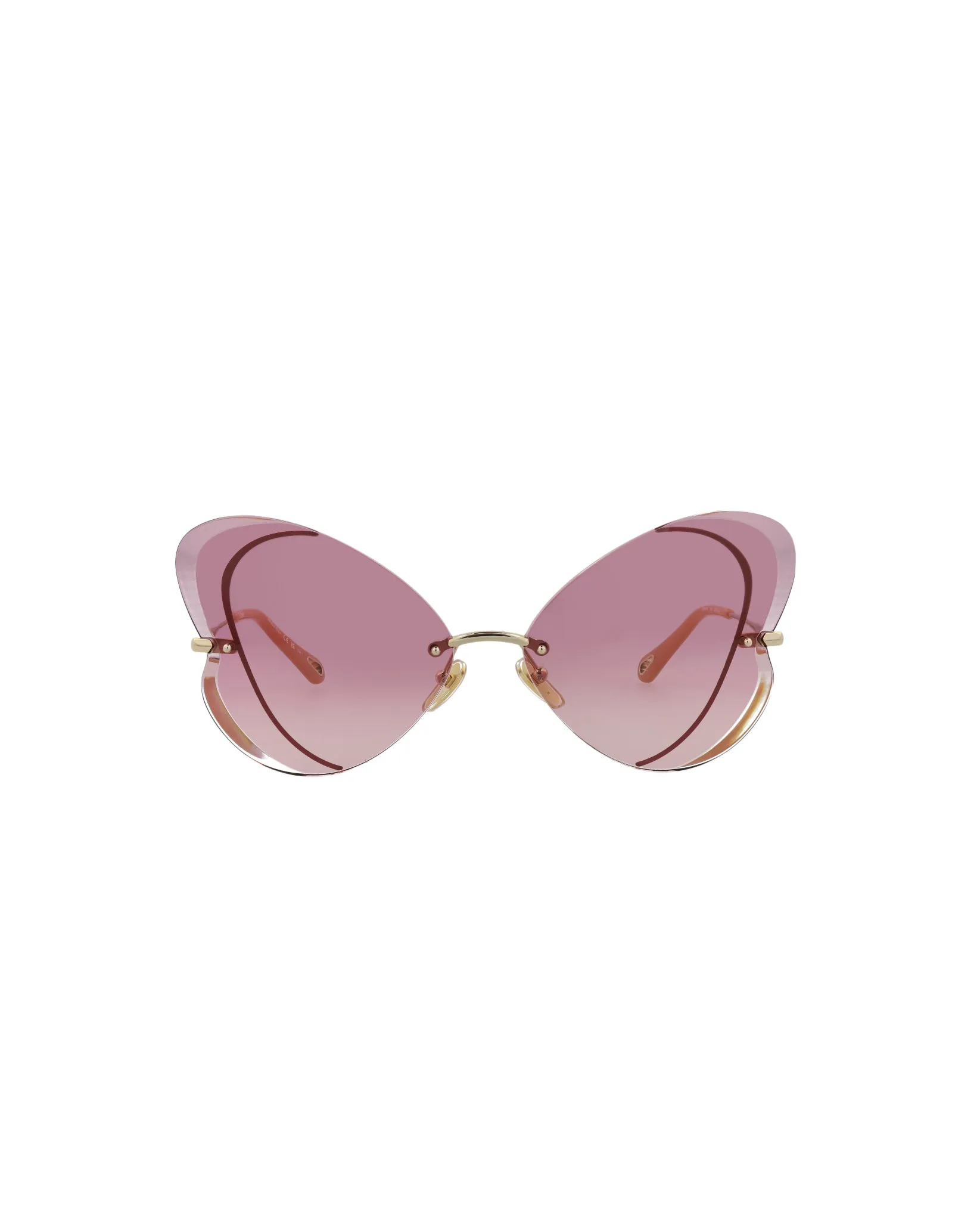 Chloe Cat Eye-Frame Metal Sunglasses, Style #  CH0064S-30011506004