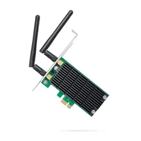 [CLEARANCE] TP-Link Archer T4E AC1200 Wireless Dual Band PCIe Adapter with 867Mbps at 5GHz, 300Mbps at 2.4GHz Wi-Fi, Dual External Antenna, Beamforming, Low-Profile Bracket, Heat Sink Technology for Windows 10/8.1/8/7/XP (32/64bit)