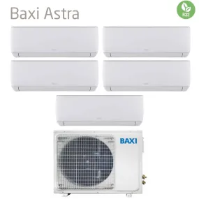 Climatizzatore Condizionatore Baxi Penta Split Inverter Serie Astra 9 9 9 12 12 con LSGT125-5M R-32 Wi-Fi Optional 9000 9000 9000 12000 12000 - Novità