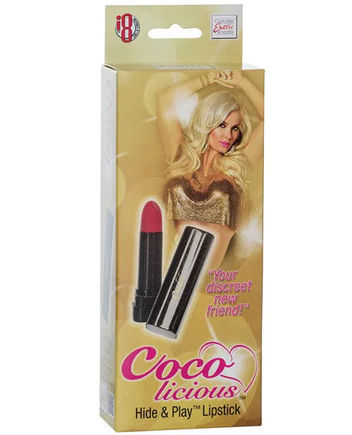 Coco Licious Hide & Play Lipstick-black