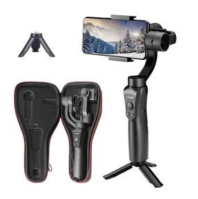 Dealsplant 3-Axis Handheld Gimbal Stabilizer for Smartphones & Gopro with Face & Object Tracking Motion, Various Time Lapse Features & Upto 12 hrs. Operational Time (DSG 005)