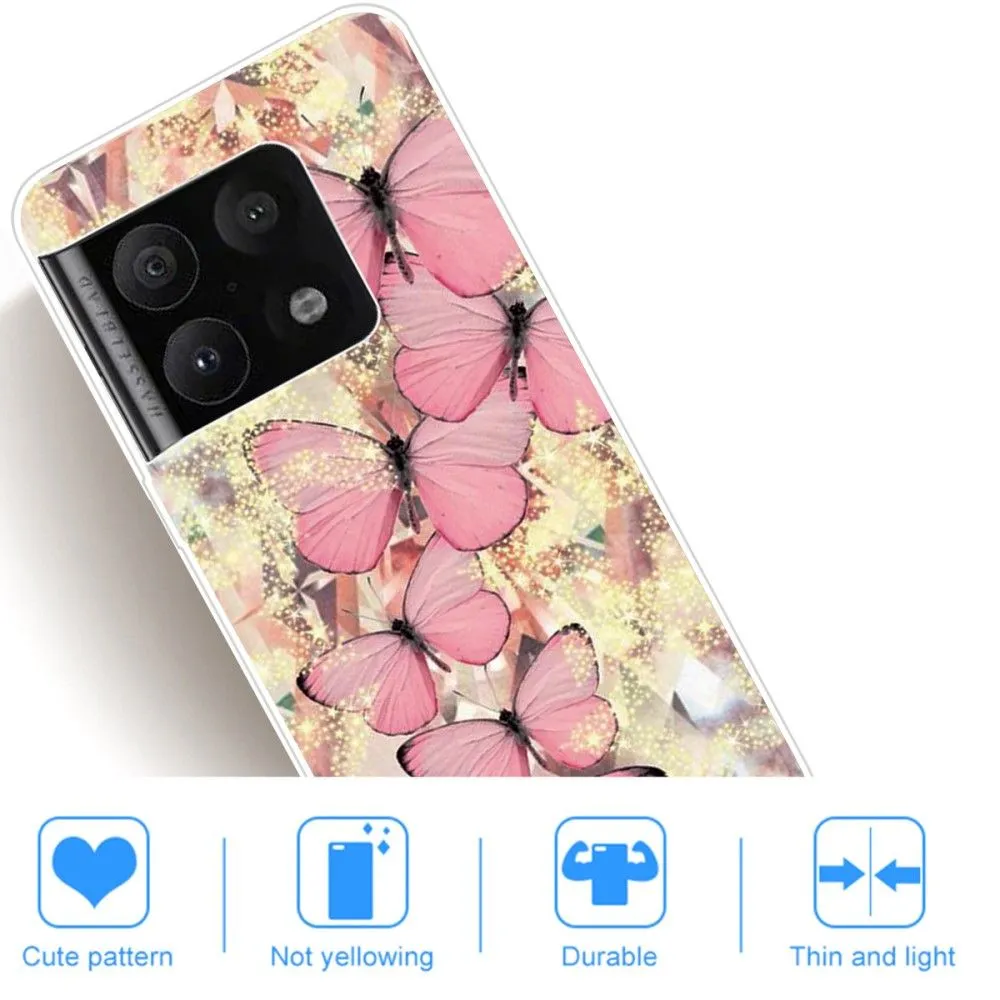 Deco OnePlus 10 Pro case - Pink Butterflies