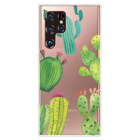 Deco Samsung Galaxy S22 Ultra case - Cactus