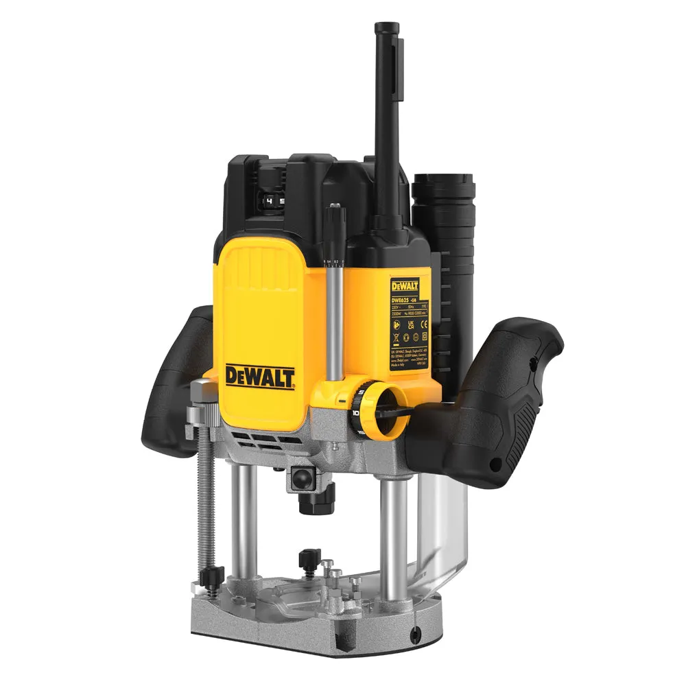 Dewalt DWE625KT 1/2in Plunge Router 2300W 240V with 1/2" 35 Piece Cutter Set